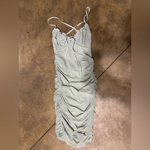 Princess polly sage dress